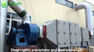 Boton Air ESP for industrial oil mist removal air cleaner [upl. by Nyrual]