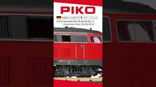 PIKO Neuheiten 2024 Die Diesellok BR 218 [upl. by Kemme746]