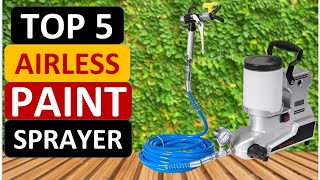 Top 5 Best Airless Paint Sprayer in 2024 [upl. by Coombs]