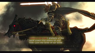 The Legend of Zelda Twilight Princess HD  The Dark Lord Ganondorf Horseback Cutscene [upl. by Eniagrom]