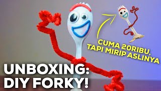 DIY FORKY TOY STORY MURAH CUMA 20K [upl. by Euqilegna]