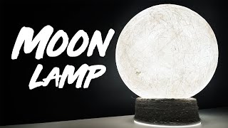 How to Make Moon Lamp  Moon Lamp Making Idea  Crafts Junction [upl. by Sonafets]