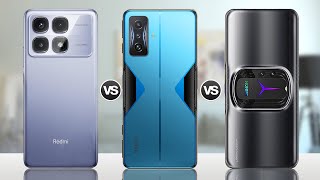 Xiaomi Redmi K70 Ultra Vs Xiaomi Redmi K50 Gaming Vs Lenovo Legion Y90 [upl. by Ayotal]