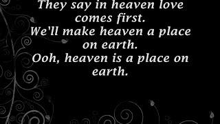 Belinda Carlisle  Heaven Is a Place on Earth Lyrics [upl. by Aisiat]