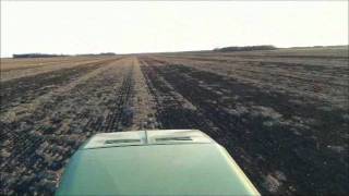 Sf1 Waas signal while fertilizing with John Deere 1860 no till air seeder pulled by 8760 [upl. by Homans]