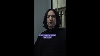 59 seconds of Snape serving sick burns HarryPotter SeverusSnape [upl. by Par268]