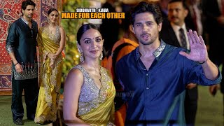 LOVE BIRDS  Sidharth Malhotra amp Kiara Advani arrives Together at Ambani’s House For Ganpati Puja [upl. by Anner]