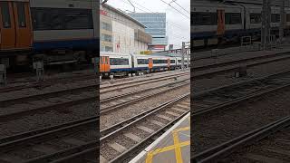 LONDON OVERGROUND378209 DEPARTING FROM STRATFORD3 7 24NEIL HAYTON RAILWAY MEMORIES railway [upl. by Ahseikan]