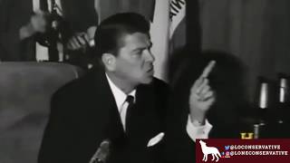 Ronald Reagan Lays Down The Law at Berkeley [upl. by Hapte]