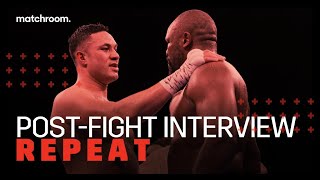 “I felt a lot stronger than the first fight I have a lot of respect for Chisora”  Joseph Parker [upl. by Sibbie]