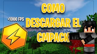 ✨COMO INSTALAR EL CMPACK PARA MINECRAFT FULL FPS🎉 [upl. by Orravan]