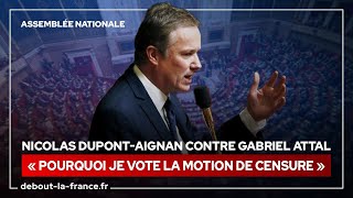 Pourquoi je vote la motion de censure · Assemblée nationale 050224 [upl. by Octavian]