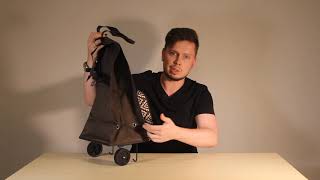 Складная хозяйственная сумка тележка на колесах Reisenthel foldabletrolley  обзор [upl. by Eelahs197]