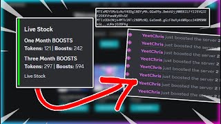 BEST Discord Server Boosting Bot FREE SETUP GUIDE [upl. by Trevar]