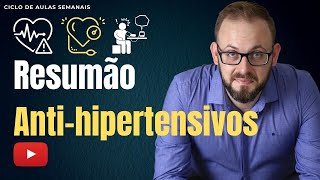 Aula de Farmacologia  Resumão Antihipertensivos  Farmacologia Fácil  Prof José Afonso [upl. by Colner]