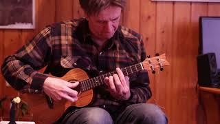 Monk Theme  Jeff Beal Ukulele  Slow  tabs [upl. by Brechtel154]