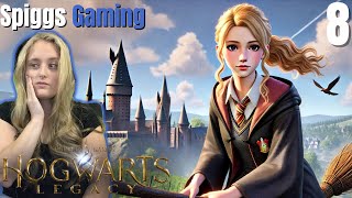 I FLEW ON A BROOM  My First Time Playing Hogwarts Legacy  Spiggs Gaming [upl. by Friend]