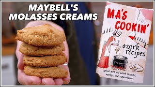 Southern DOWN HOME OZARK COOKING  These Maybells Sorghum Molasses Cream Cookies are SO GOOD [upl. by Brody]