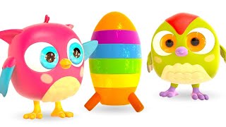 HOP HOP THE OWL🦉Rocket 🌈 VIDEOS for KIDS [upl. by Campman90]