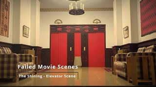 Failed Movie Scenes  The Shining Elevator Scene  4K [upl. by Bogoch914]