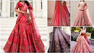 Latest amp Unique Bridal Lehenga designs Ideas for women and girls lehenga bridal [upl. by Euqinemod]