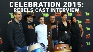 Star Wars Rebels Season 2 Premiere Cast Interview with StarWarscom  Star Wars Celebration Anaheim [upl. by Hurlee]