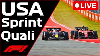 🔴F1 LIVE  USA GP Sprint Quali  Commentary  Live Timing [upl. by Sudaorb]