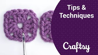 How to Begin a Crochet Granny Square With the Magic Circle [upl. by Efi]