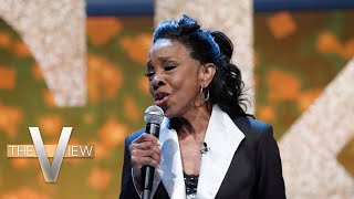 Gladys Knight Performs Midnight Train to Georgia for Whoopi Goldberg’s Birthday  The View [upl. by Ahsataj709]