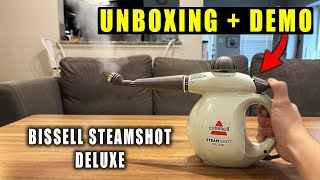 Bissell SteamShot Deluxe Unboxing amp Demo [upl. by Pomeroy836]