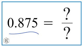 0875 as a Fraction simplified form [upl. by Douville980]