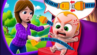 Put On Your Seatbelt Song  Safety Rules  More Funny Kids Songs amp Nursery Rhymes  PIB Little Song [upl. by Filippo]