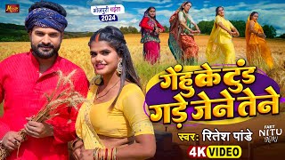 ViralVideo  चईता  गेंहू के टुंड गड़े जेने तेने  Ritesh Pandey  Gade Jene Tene  Bhojpuri Song [upl. by Llemar248]