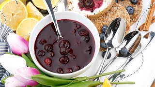 Spiced OrangeBlueberry Sauce for Cakes Pastries and More [upl. by Tisbee]