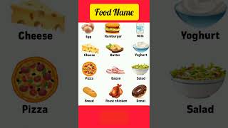 Food Name education ytshorts viral trending food item Padhodekhosikho [upl. by Marola]