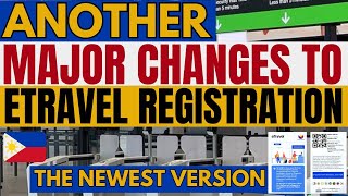 🔴HEADS UP TRAVELERS ANOTHER MAJOR CHANGES TO ETRAVEL REGISTRATION IS IN PLACE  THE NEWEST VERSION [upl. by Rez830]