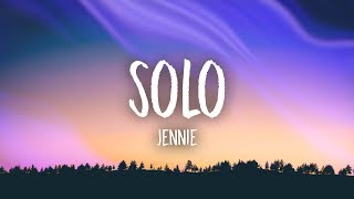 JENNIE  SOLO Lyrics [upl. by Ardnahc]