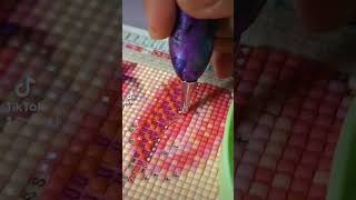 Completed Diamond Painting diamondpainting hobby asmr satisfying craft diy diamondart shorts [upl. by Pauwles757]