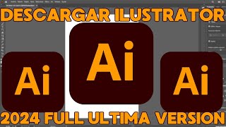 DESCARGAR ADOBE ILLUSTRATOR PARA PC 2024 🖥️ [upl. by Atilrep]