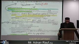 CAF2 Tax Practices Lecture 53 [upl. by Aisac209]