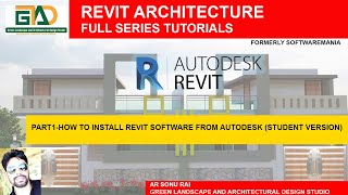 HOW TO INSTALL REVIT SOFTWARE FROM AUTODESK FREE STUDENT VERSION PART 1 gladstudioarchitects [upl. by Knowle]