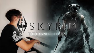 TES V Skyrim  The Bannered Mare  Piano Version [upl. by Mamoun833]