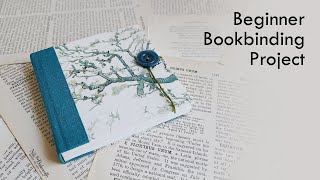 BEGINNER BOOKBINDING PROJECT  Art Journal [upl. by Arundell]