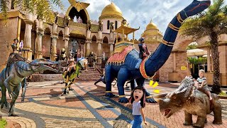 Di Kejar Dinosaurus Permainan Anak Trex  Dino Park Jurassic Park [upl. by Longtin]