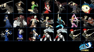 P4AU All Characters Theme [upl. by Salamanca]