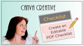 How to Create an Editable PDF using Canva [upl. by Ellennad]