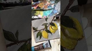 Mini canvas acrylic painting art youtubeshorts acrylicpainting explore trending painting fyp [upl. by Gnut]