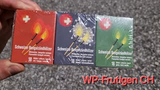 Schweizer Bengalzündhölzer Set von WPFrutigen [upl. by Anagrom343]