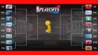 Official 2012 NBA Playoff Brackets [upl. by Niac]