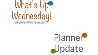 Whats up Wednesday 7 Planner Update [upl. by Timmons]